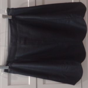 Faux leather skirt